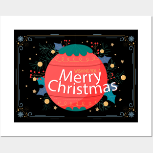 Wishing You A Merry Christmas Posters and Art